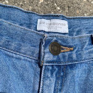 Vintage Liz Claiborne Light Wash Denim Shorts